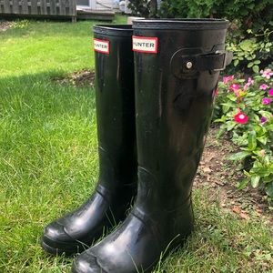 WOMENS ORIGINAL TALL GLOSSY HUNTER BOOTS